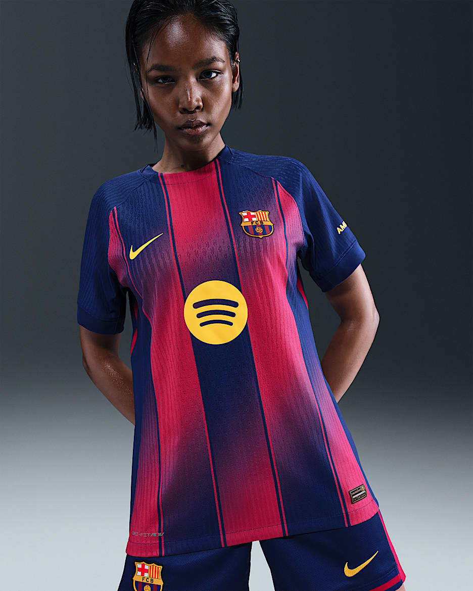 FC Barcelona 2025-26 ホーム　オーセンティック F.C. Barcelona 2025/26 Match Home Women's Nike Dri-FIT ADV